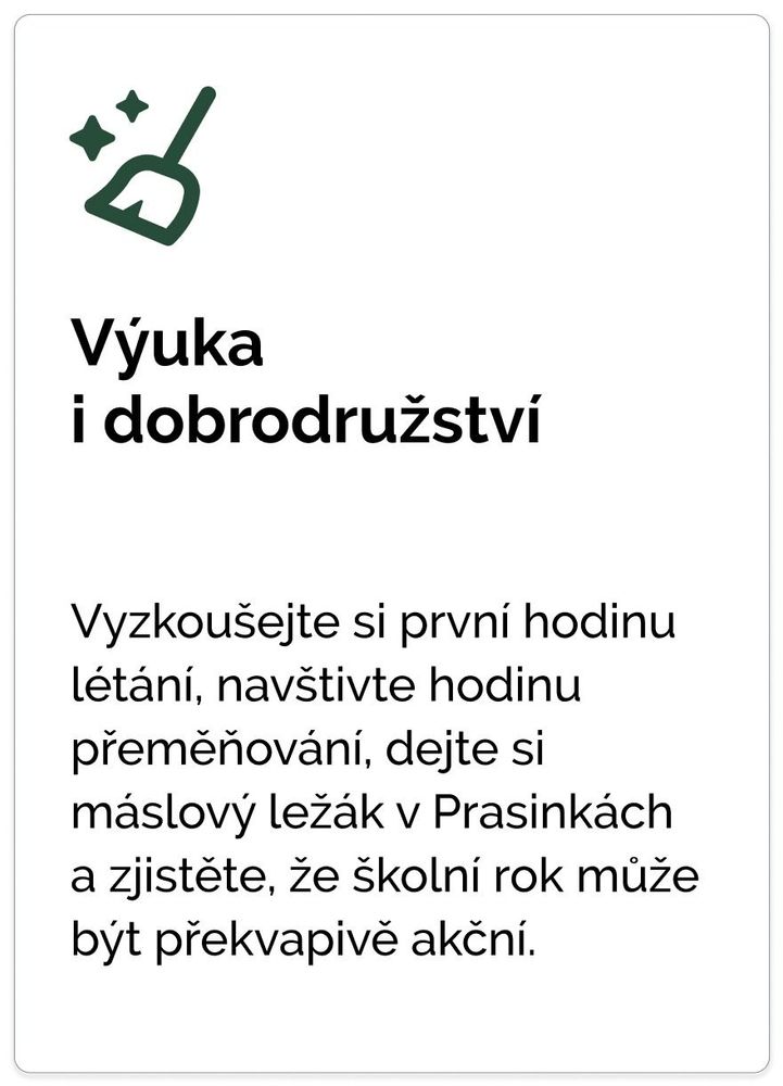 Výuka i dobrodružství