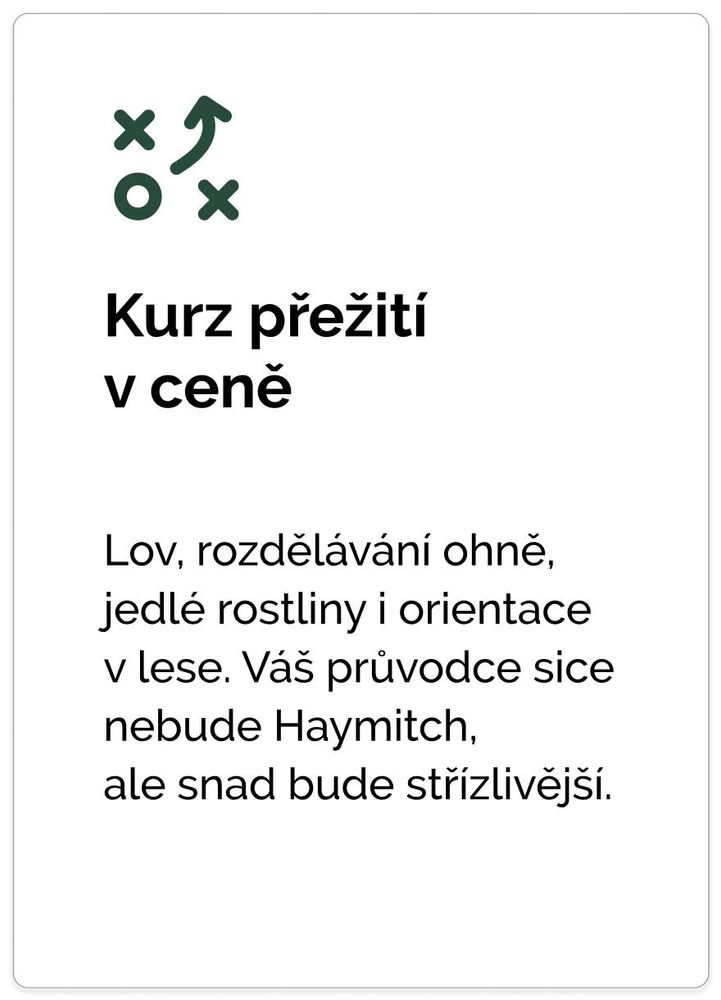 Kurz přežití v ceně
