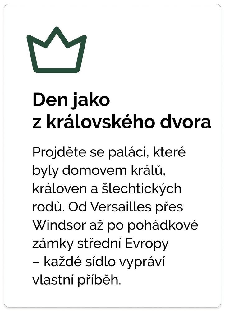 Paláce a zámky jako z pohádky