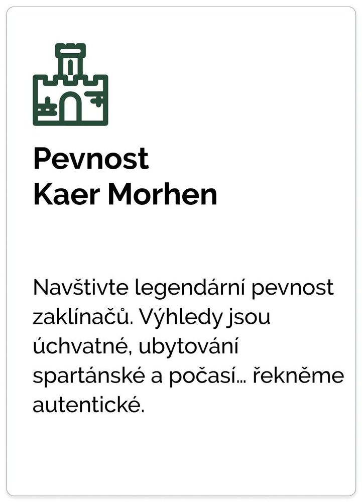 Pevnost Kaer Morhen