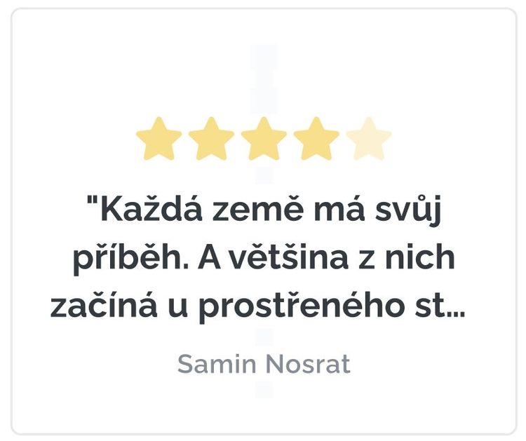 Recenze cestovatele – chute, Knihobot Travel.