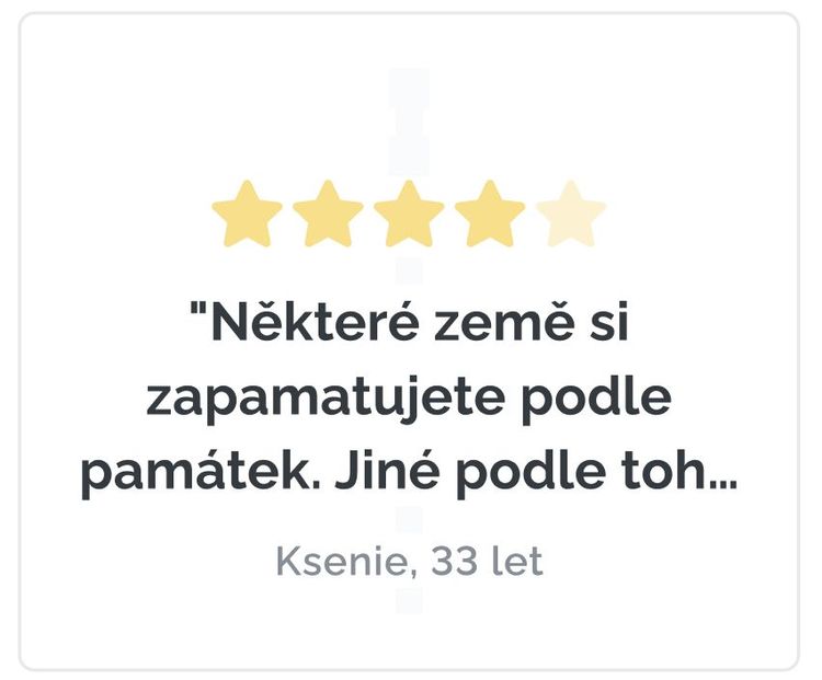Recenze cestovatele – chute, Knihobot Travel.