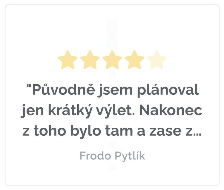 Recenze cestovatele – Středozem, Knihobot Travel.
