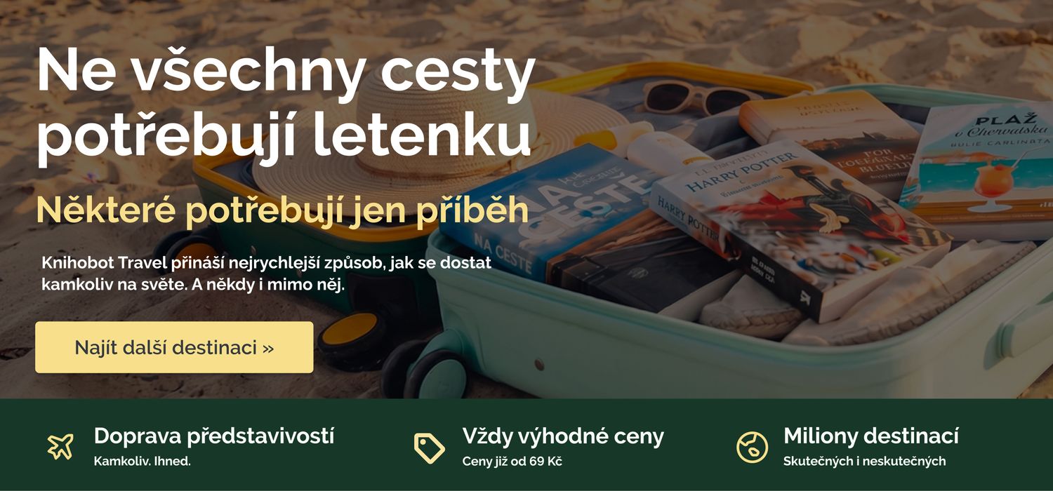 Ne všechny cesty potřebují letenku  Některé potřebují jen příběh. Knihobot Travel přináší nejrychlejší způsob, jak se dostat kamkoliv na světe. A někdy i mimo něj.