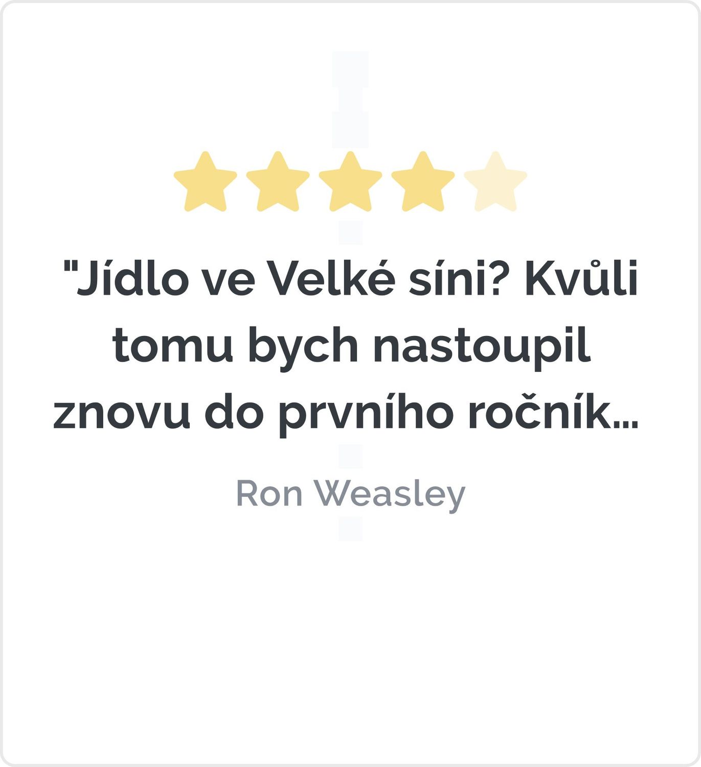 Recenze cestovatele – Bradavice, Knihobot Travel.
