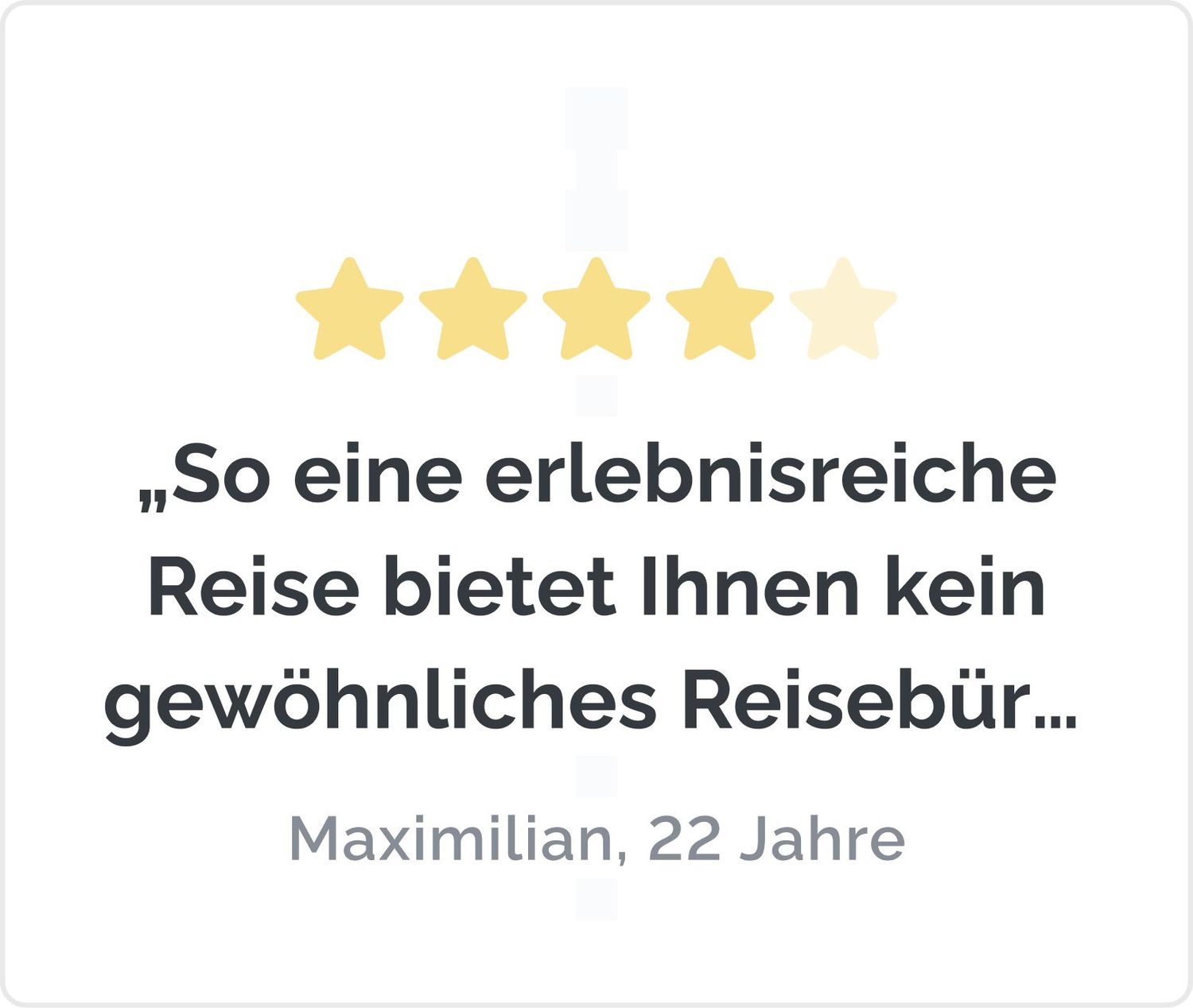 Der Herr der Ringe J. R. R. Tolkien „So eine erlebnisreiche Reise bietet Ihnen kein gewöhnliches Reisebüro.“ Maximilian, 22 Jahre