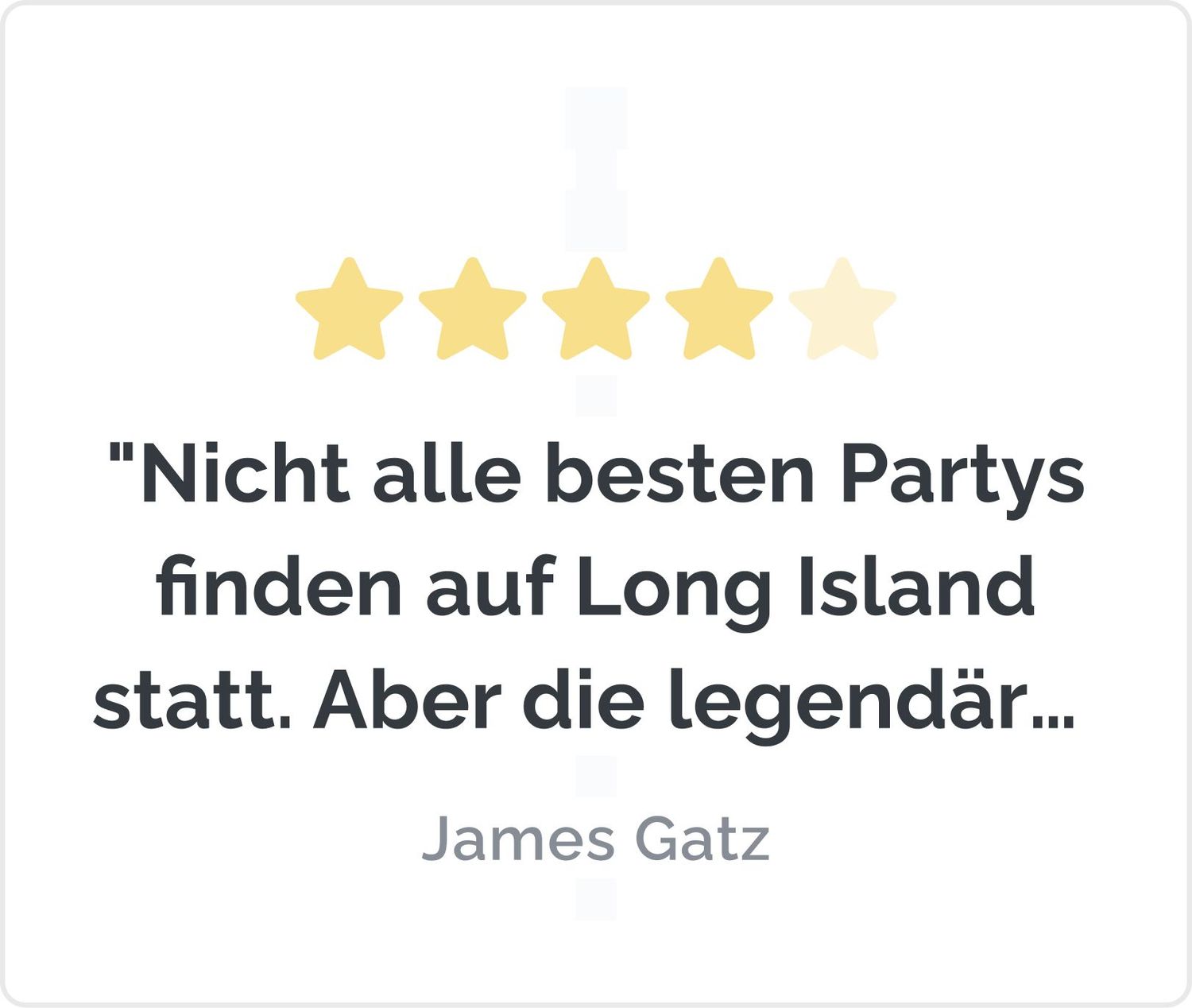 Der Herr der Ringe J. R. R. Tolkien "Nicht alle besten Partys finden auf Long Island statt. Aber die legendärsten schon." James Gatz